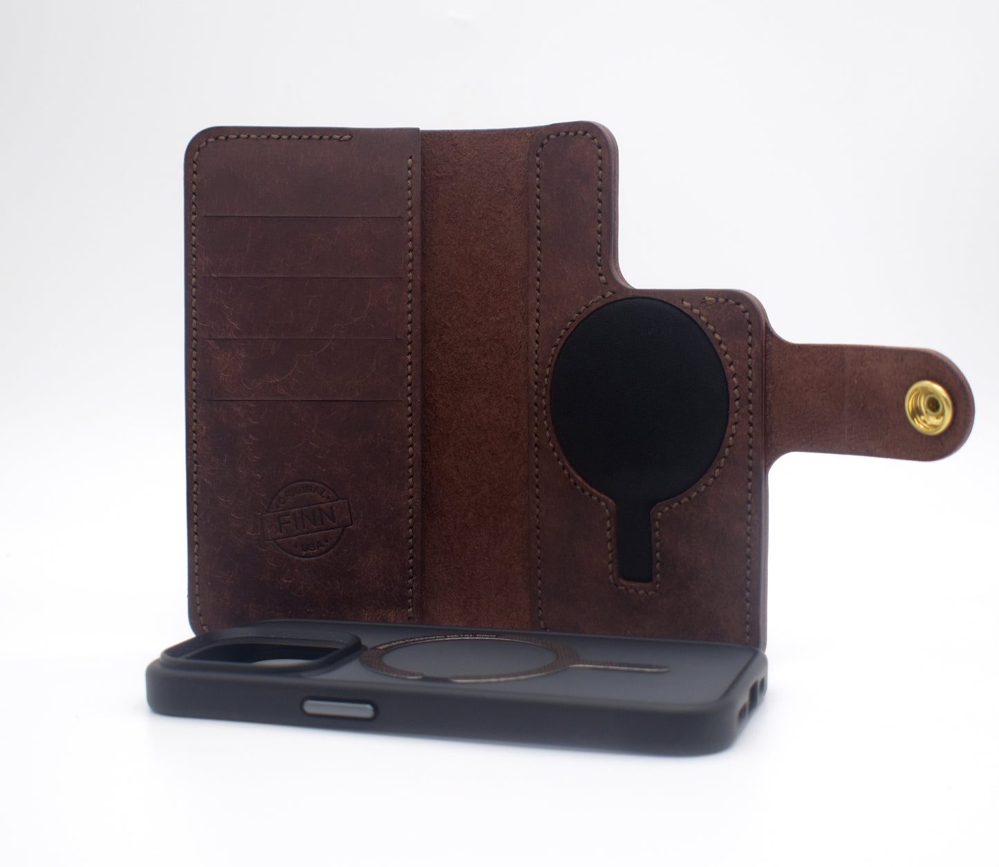 Solo Leather Phone Wallet Case – MagSafe