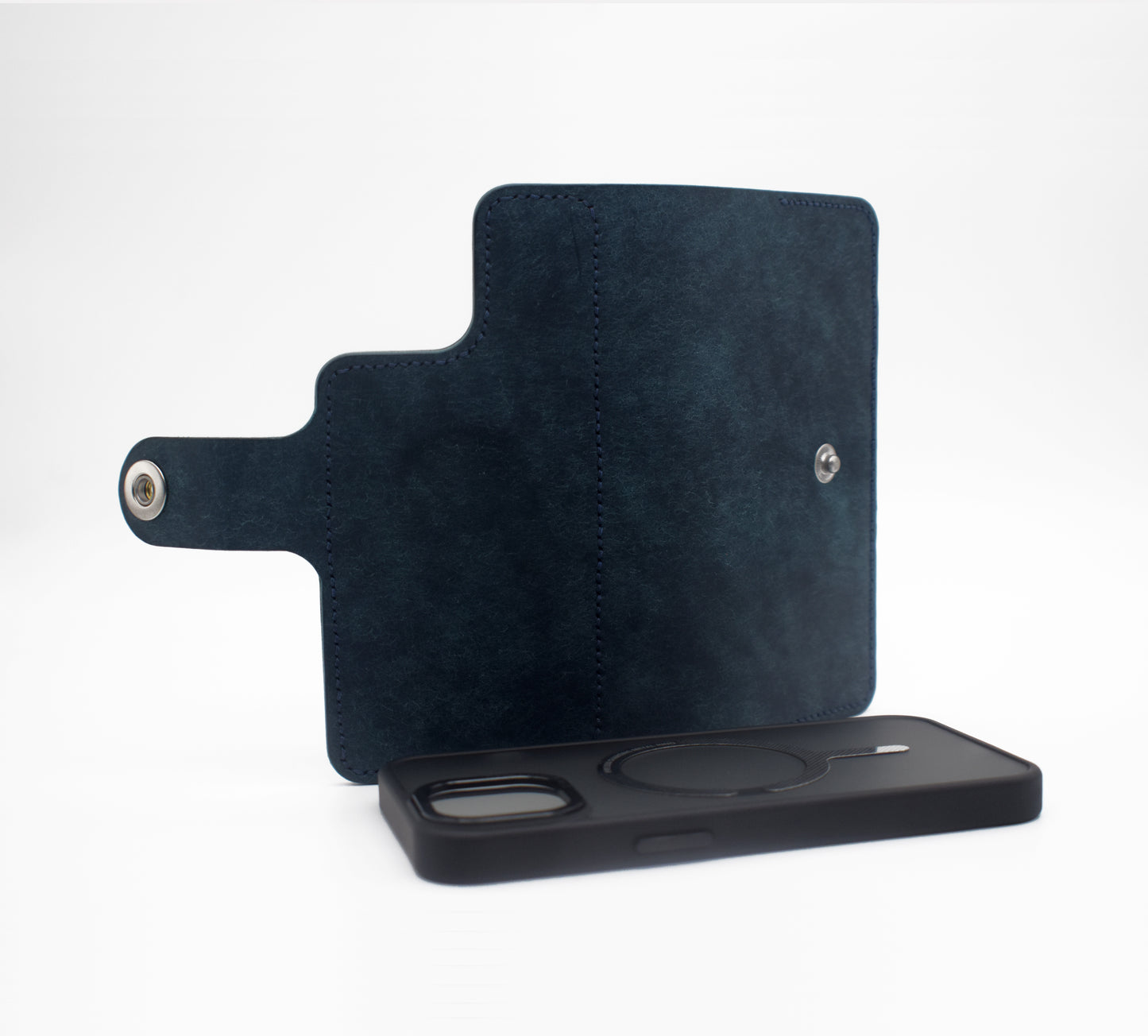 Duo Leather Phone Wallet Case – MagSafe