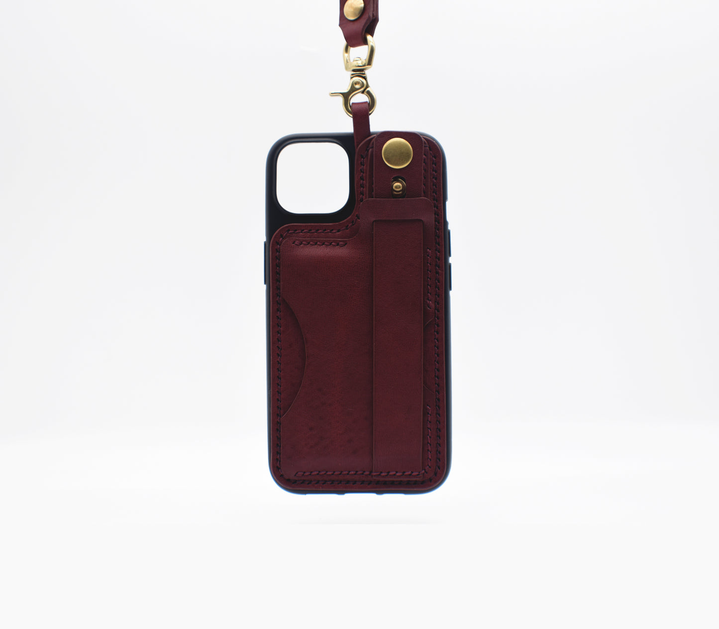 The Essential Leather Phone Wallet Case – Wrist Strap