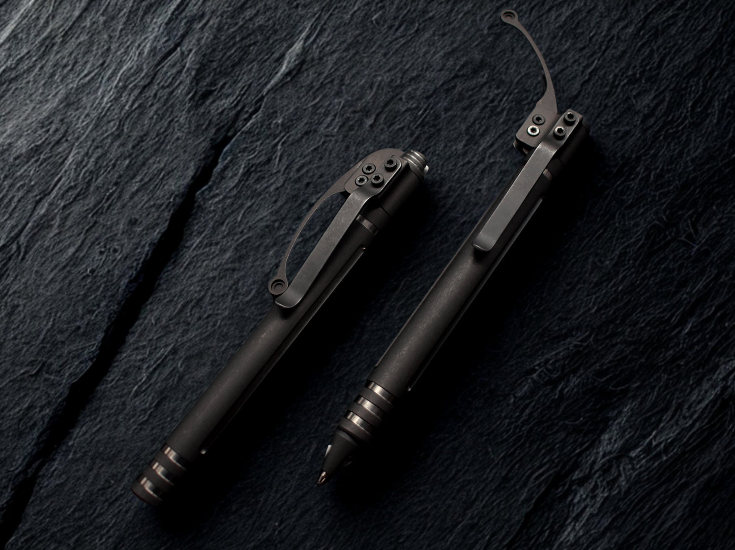 Titanium EDC Pen – Stonewashed Finish