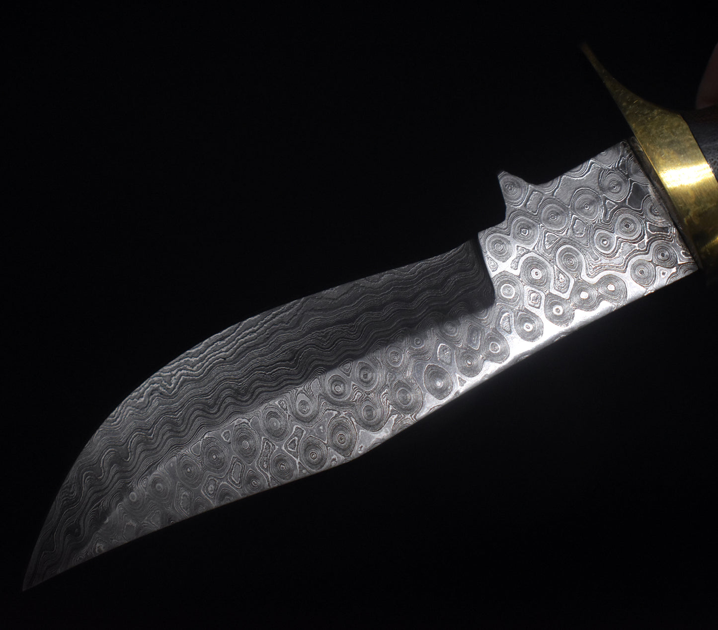 Damascus Hunting Knife – Stag Handle