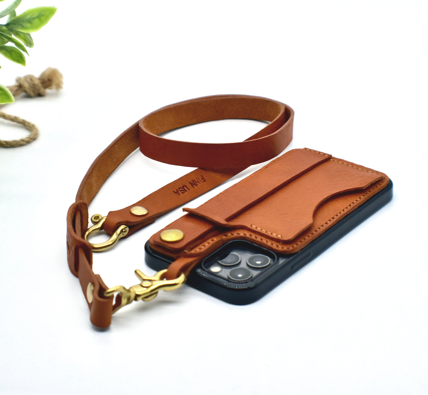 The Essential Leather Crossbody Case