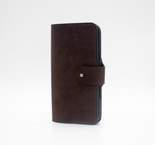 Duo Leather Phone Wallet Case – MagSafe
