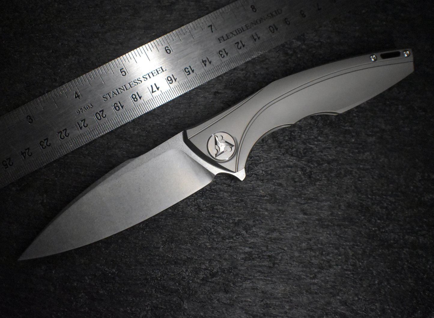 M390 Folding Knife - Titanium Handle