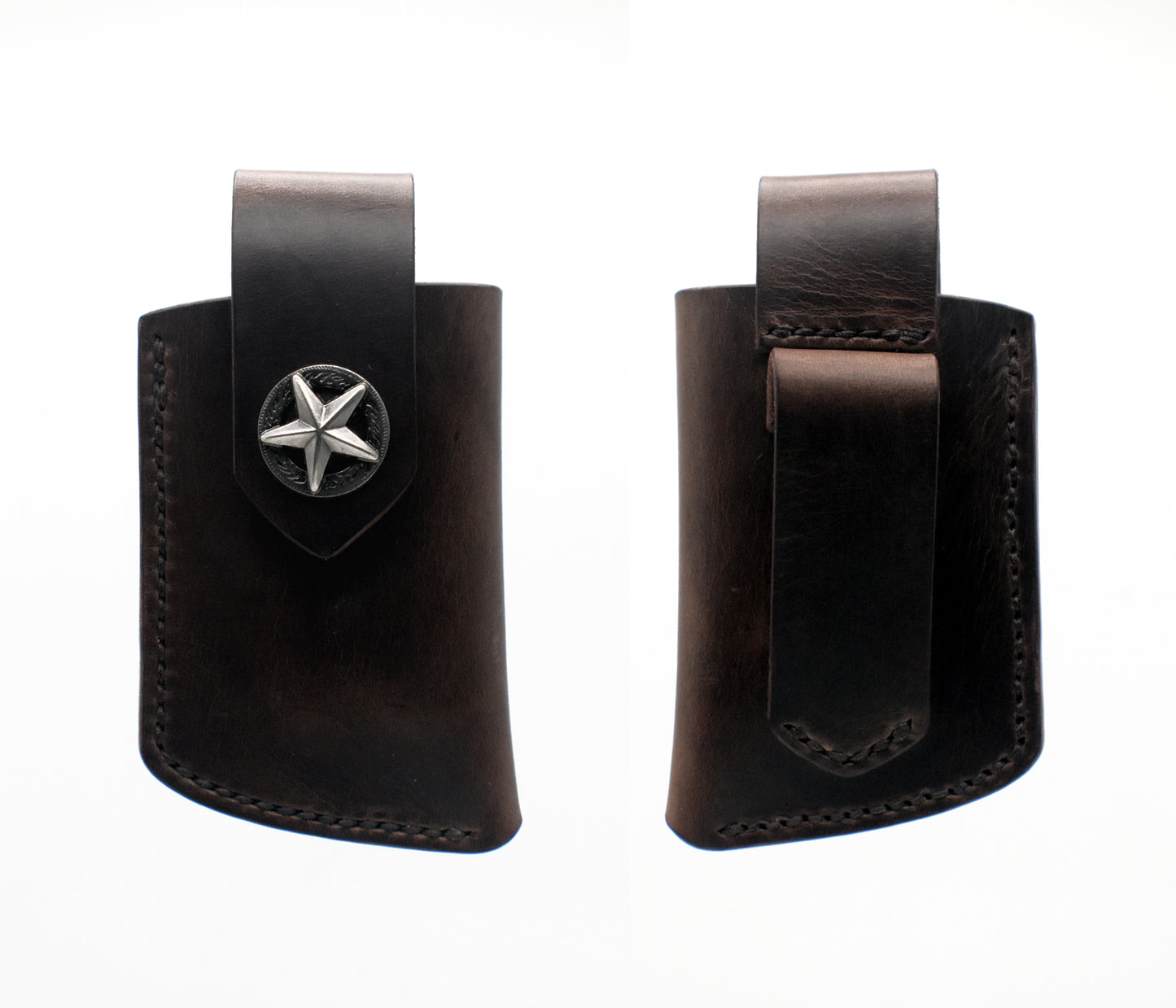 Italian Leather Folding Knife Sheath – Heavy Duty