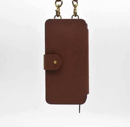 The Ella Collection - Leather Phone Crossbody Wallet