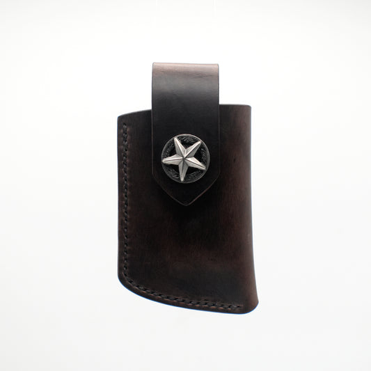 Italian Leather Folding Knife Sheath – Heavy Duty