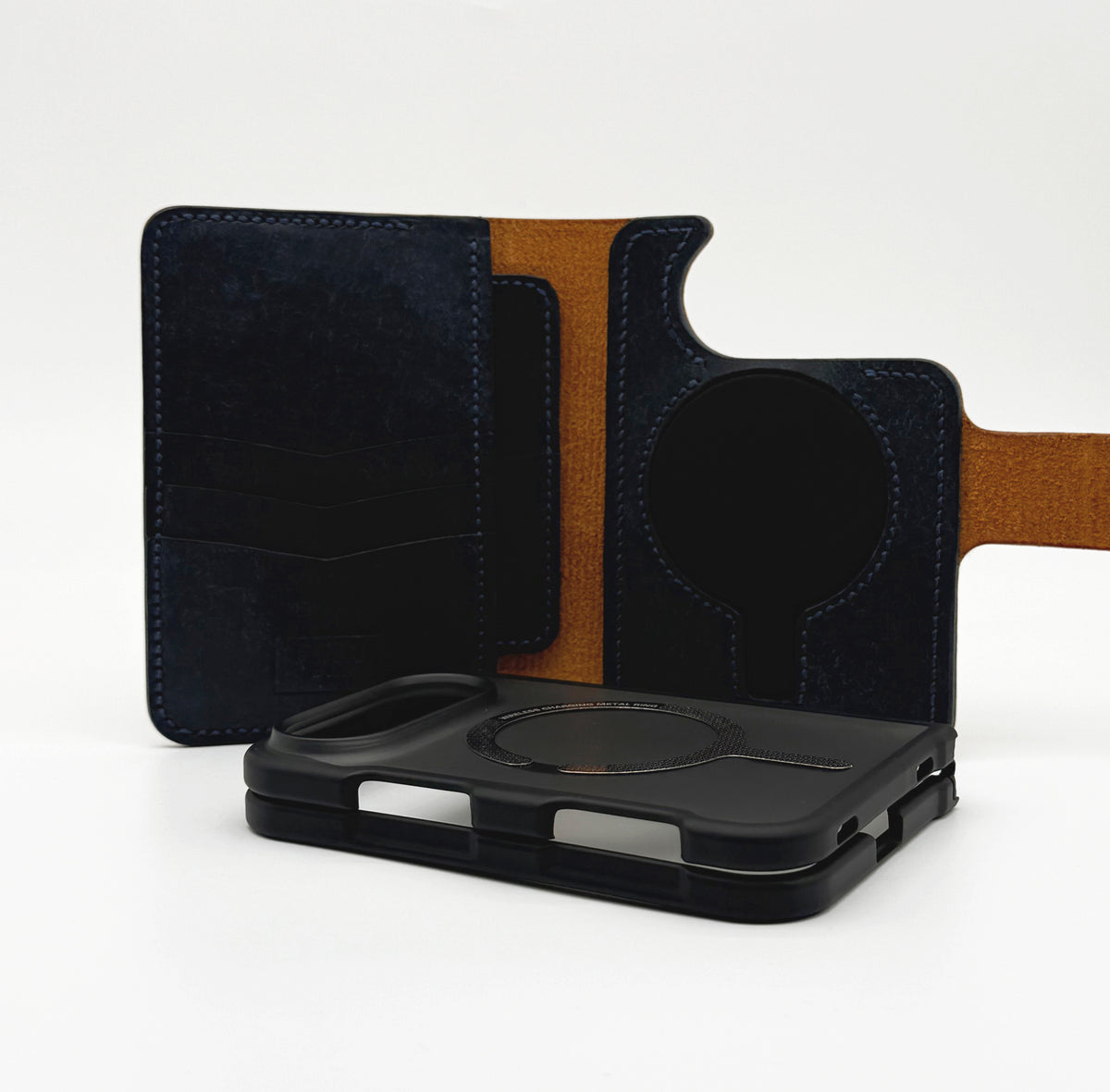 Duo Handmade Leather Wallet Case for iPhone Duo