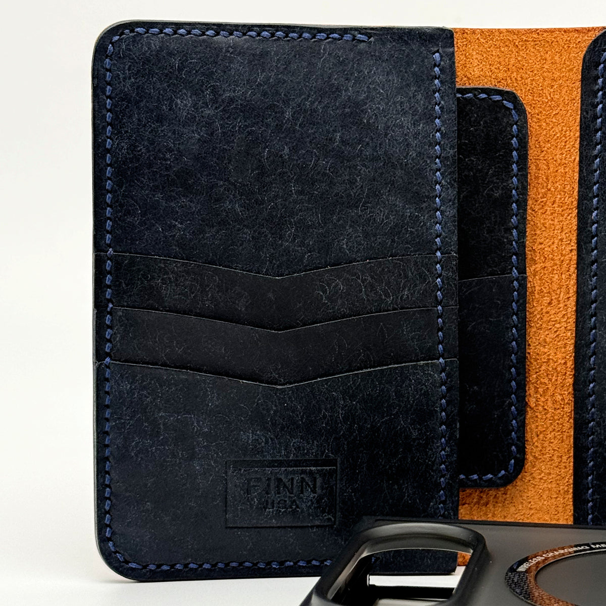 Duo Handmade Leather Wallet Case for iPhone Duo