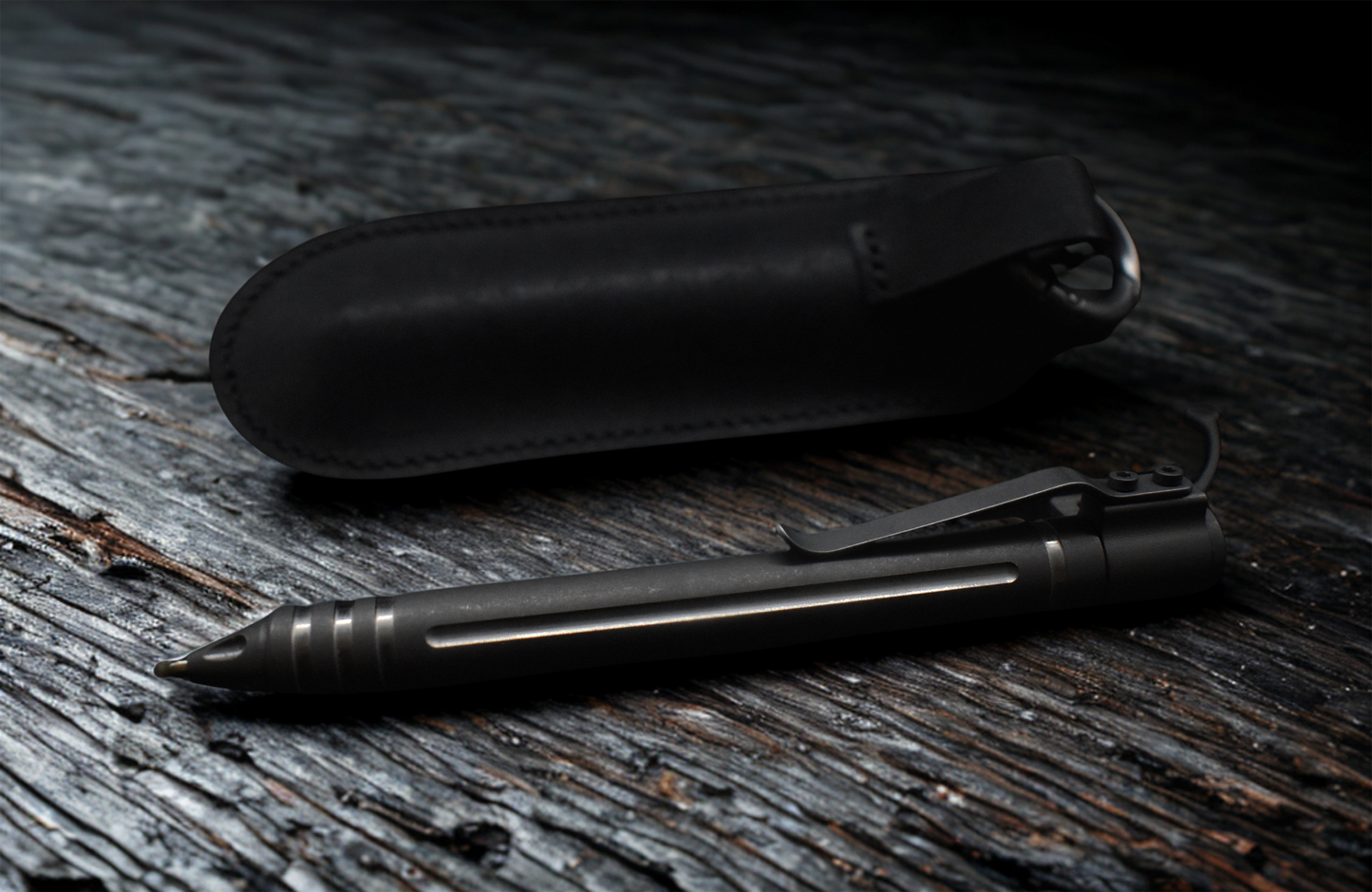 Titanium EDC Pen – Stonewashed Finish