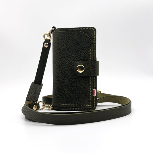 925 Leather Phone Crossbody Wallet – MagSafe