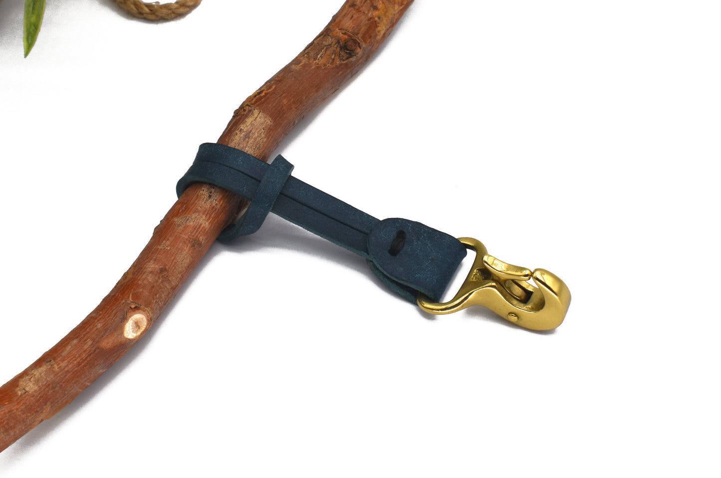 Leather Key Lanyard – Solid Brass Clip – Two Lengths
