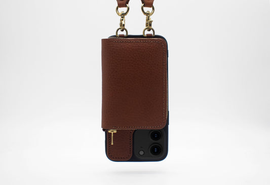 The Ella Collection - Leather Phone Crossbody Wallet